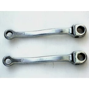 Paire de MANIVELLE PEDALE GAUCHE + DROITE MOTOBECANE PEUGEOT MBK 51