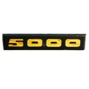 PLAQUE LOGO 5000 A COLLER POUR CAPOT MOTEUR SOLEX 5000
