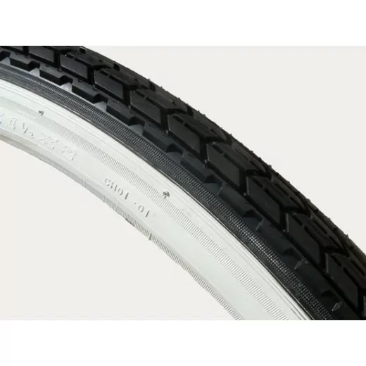 PNEU 600 X 50B (24 x 1 1/2 x 2 ) MOTOBECANE flancs blancs