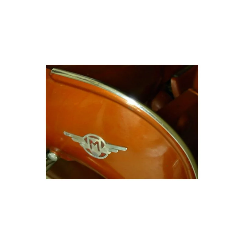 Paire de BAGUETTES (JONC) PROTÈGE JAMBES CHROME, MOBYLETTE 