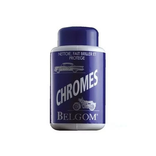 Belgom Chromes : Fait briller et protège les chromes Mobylettes et Cyclomoteurs