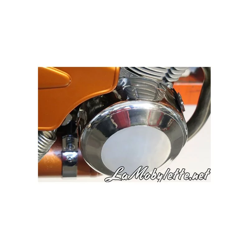 Cache D'allumage Chromé Plastique Pour Peugeot / Motobécane - Diamètre 13.7 Cm - Réf. B39 - Neuf