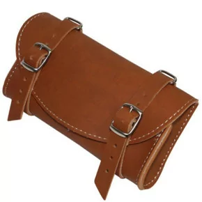 1 TROUSSE (SACOCHE) A OUTIL DE SELLE ASPECT CUIR MARRON