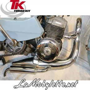 POT ÉCHAPPEMENT TURBO KIT VERNIS POUR LES MOBYLETTES MOTOBECANE MOTEUR AV7.