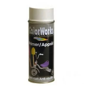 Bombe Peinture Appret Blanc Anti-rouille pour Cyclomoteurs