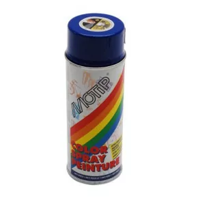 Bombe Peinture Bleu Brillant pour Cyclomoteurs Mobylettes