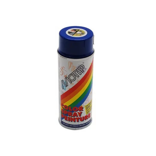 Bombe Peinture Bleu Brillant pour Cyclomoteurs Mobylettes