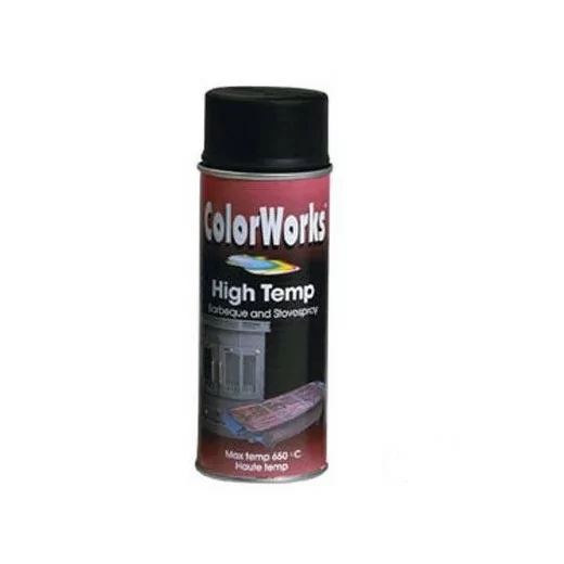 Bombe Peinture Haute Temperature Noir Mat