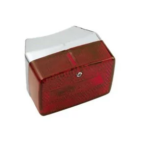 Feu Arrière Pour Peugeot 103 Rc / MBK 51 S Chrome / Rouge