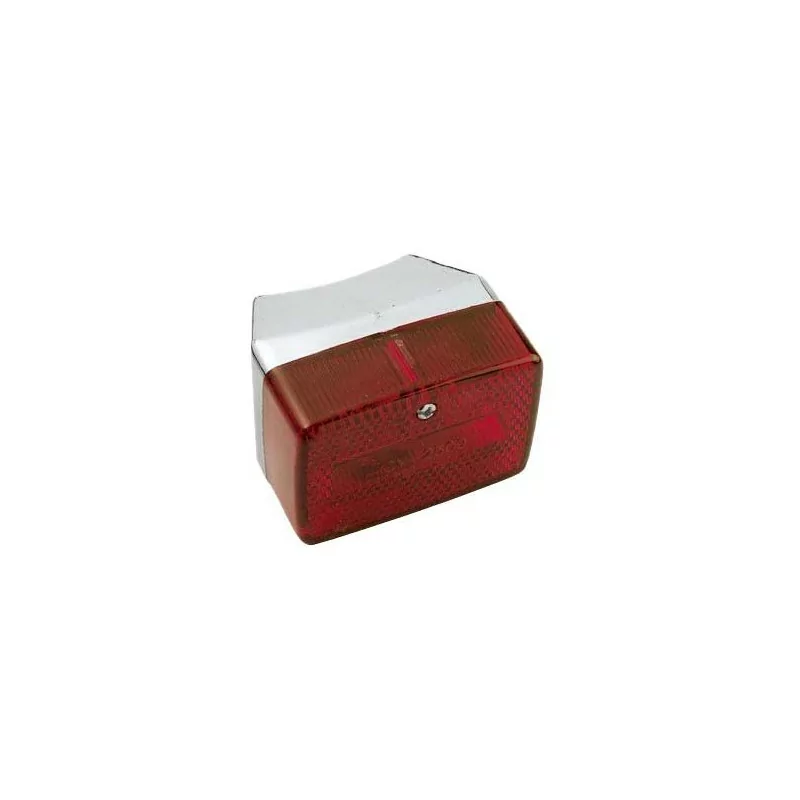Feu Arrière Pour Peugeot 103 Rc / MBK 51 S Chrome / Rouge