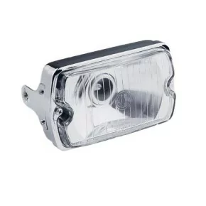 FEU AVANT OPTIQUE PHARE CYCLO RECTANGLE CHROME