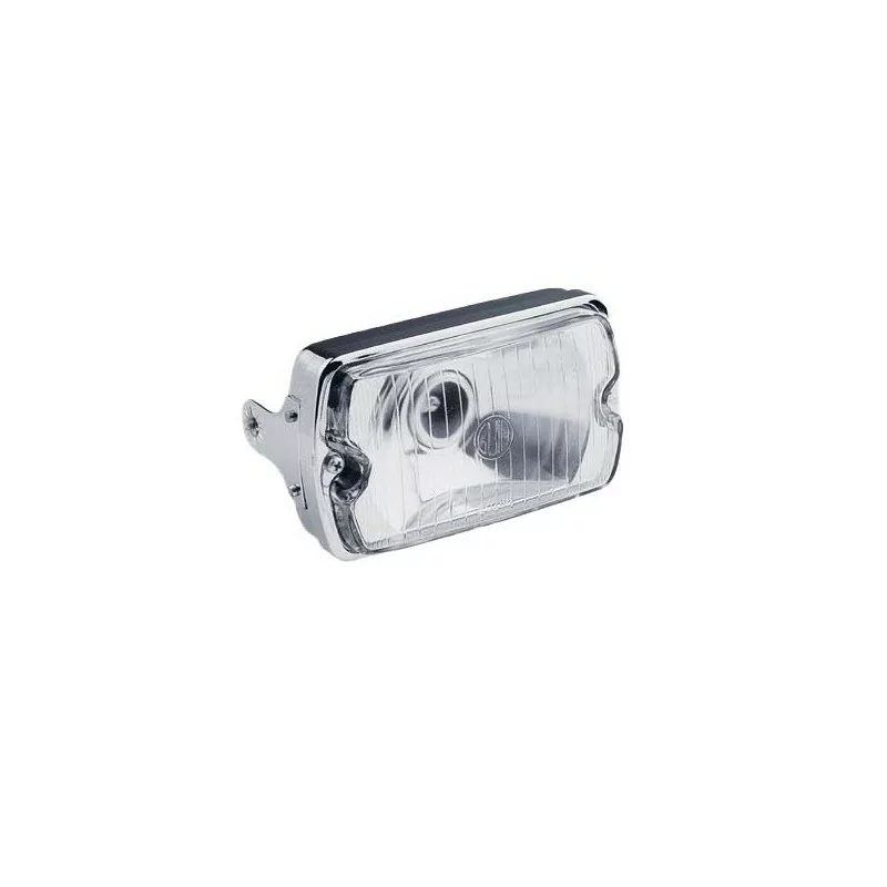 FEU AVANT OPTIQUE PHARE CYCLO RECTANGLE CHROME