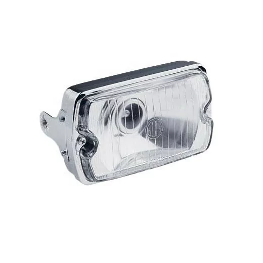 FEU AVANT OPTIQUE PHARE CYCLO RECTANGLE CHROME