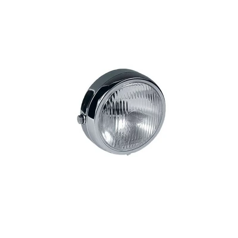 Feu Avant Optique Phare Cyclo Rond Chrome