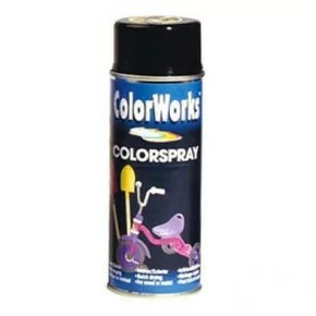 Bombe Peinture Noir Brillant pour Cyclomoteurs, Mobylettes