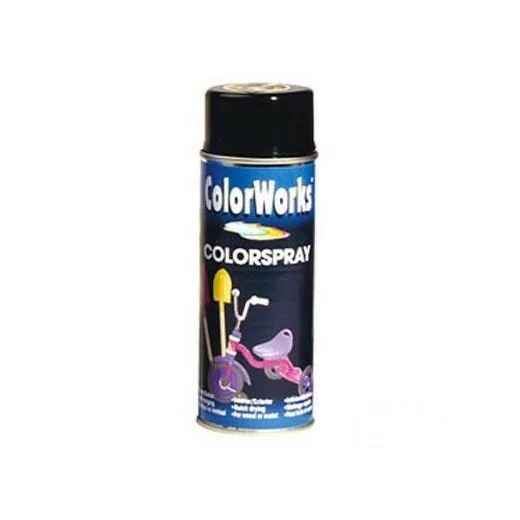 Bombe Peinture Noir Brillant pour Cyclomoteurs, Mobylettes