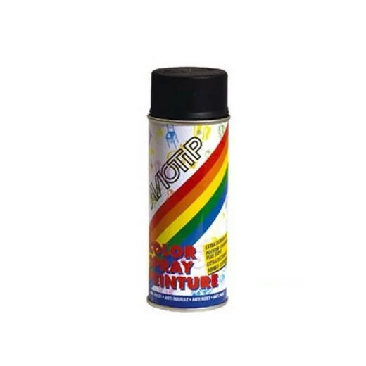 Bombe Peinture Noir Mat pour Cyclomoteurs, Mobylettes etc.