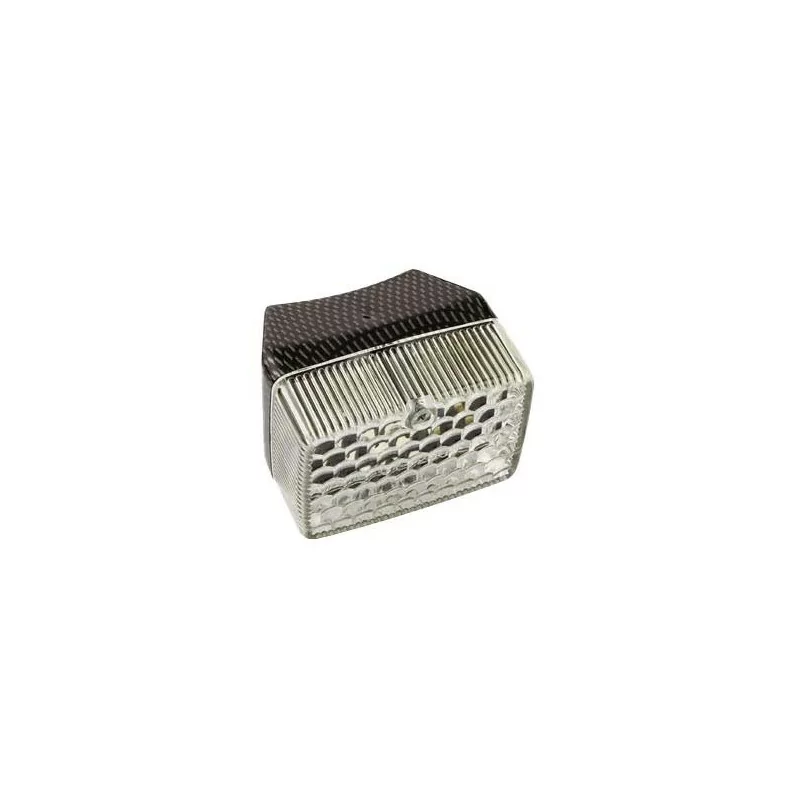 Feu Arrière Pour Peugeot 103 Rc / MBK 51 S Carbone Transparent