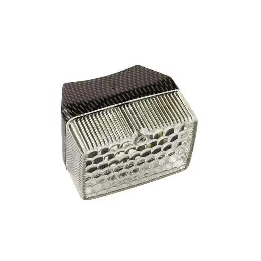 Feu Arrière Pour Peugeot 103 Rc / MBK 51 S Carbone Transparent