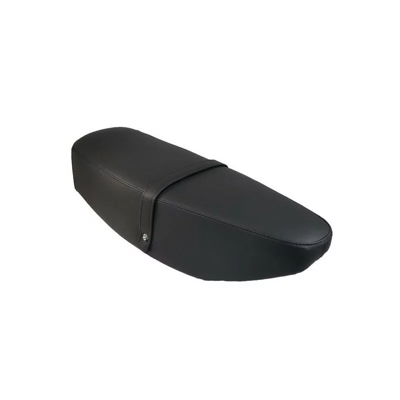 Selle Biplace Noir avec Sangle pour Mobylettes Motobécane Av89, Av88, MBK 51, Peugeot 103...