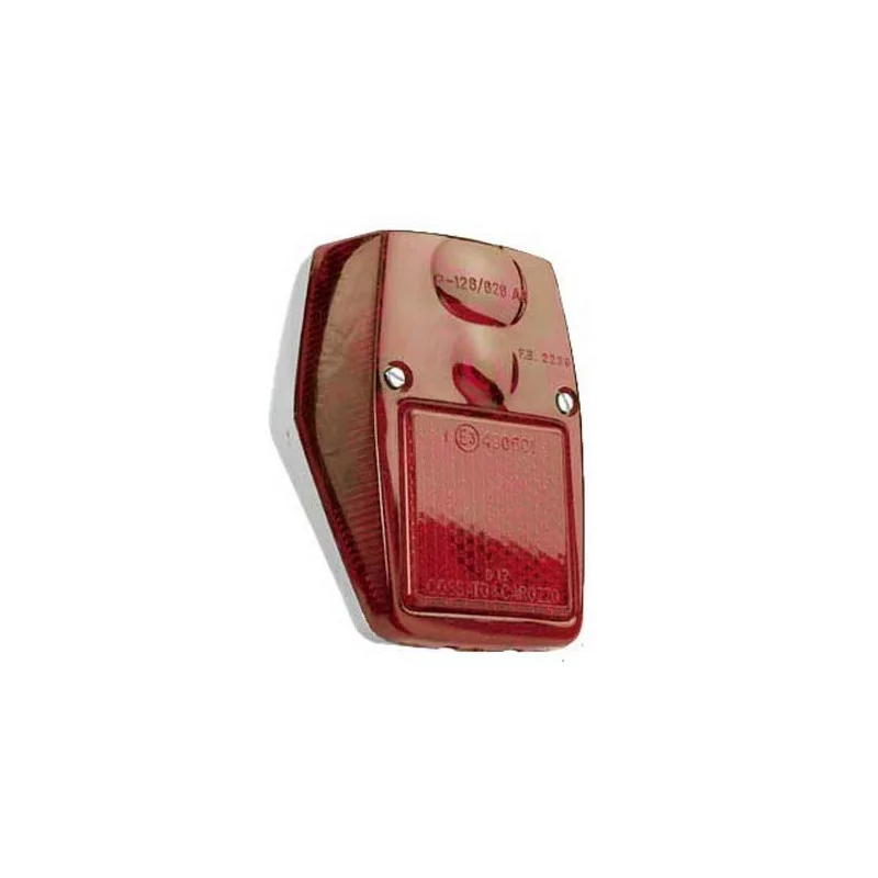 Feu Arrière Pour Peugeot 103 Mvl, MBK 51 Chrome / Rouge
