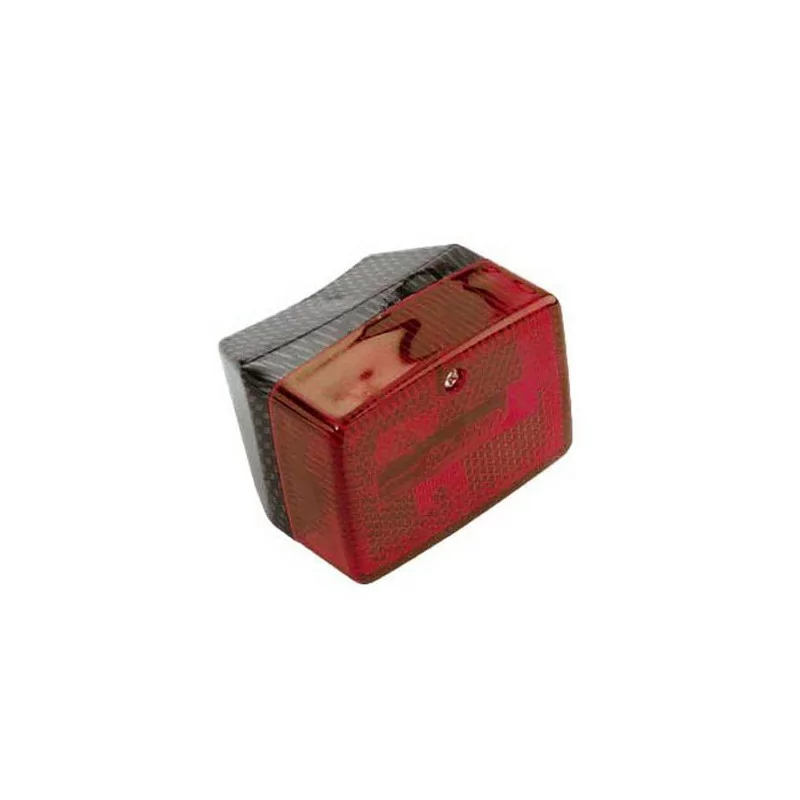 Feu Arrière Pour Peugeot 103 Rc / MBK 51 S Carbone Rouge