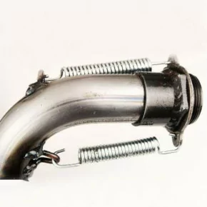 POT ÉCHAPPEMENT TURBO KIT GROS VOLUME, VERNIS, POUR LES MOBYLETTES MOTOBECANE MOTEUR AV7