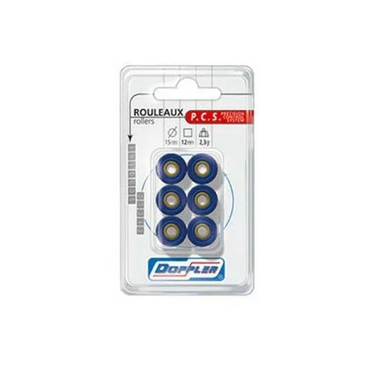 6 GALETS Ø 15x12mm POIDS 8.5g LE GALET DE VARIATEUR COMPATIBLE AU MOBYLETTE MOTOBECANE MBK 6 GALETS Ø 15x12mm POIDS 8.5g LE GALET DE VARIATEUR COMPATIBLE AU MOBYLETTE MOTOBECANE MBK