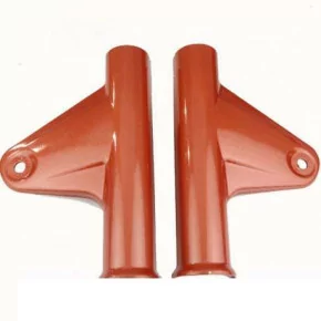 SUPPORTS DE PHARE MARQUE "LAUTER" MOBYLETTE MOTOBECANE MBK AV89, AU89 etc. COULEUR CHAUDRON