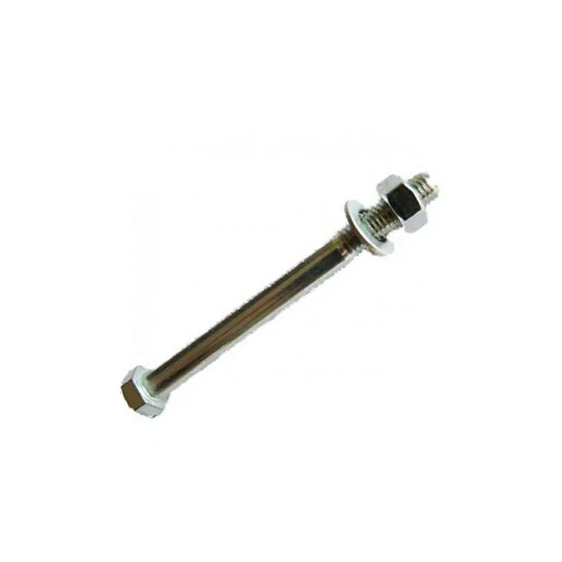 1 Vis + Ecrou (boulon) de Carter Moteur Av10 - Ø7 X 75mm Compatible Mobylette Motobécane 51, 41 Etc.