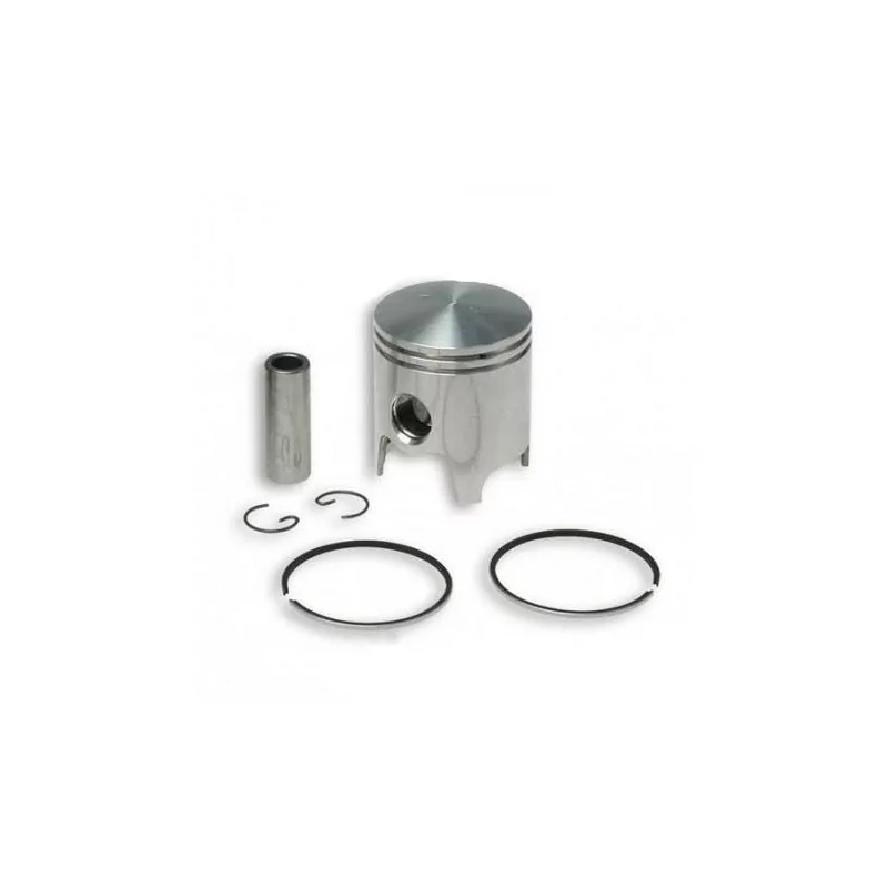 Piston Malossi ø39.94mm axe, clips, 2 segments chromés. cyclomoteurs Peugeot 103 SP MVL SPX avec cylindre Malossi