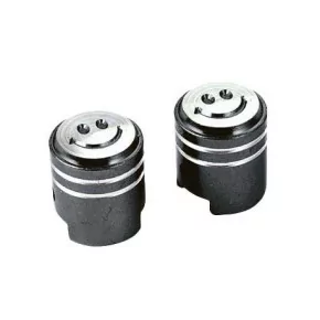 Capuchon Valve Piston Noir (bouchon)