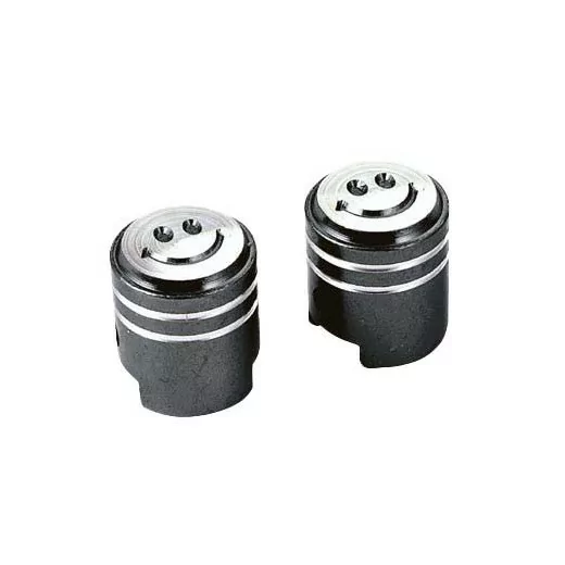 Capuchon Valve Piston Noir (bouchon)