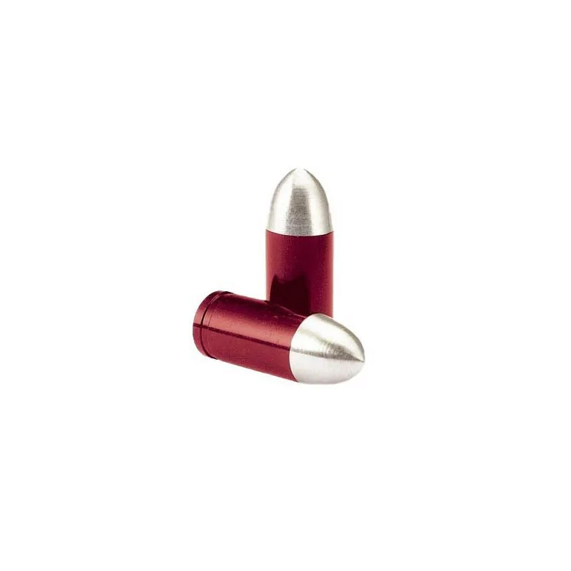 Paire de Capuchon Valve Lisse Rouge (bouchon)