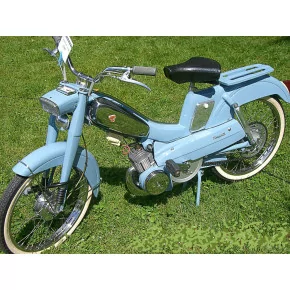 BOMBE DE PEINTURE BLEU BRILLANT POUR MOBYLETTE MOTOBECANE MOTOCONFORT APRÈS 1969