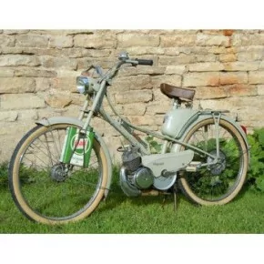 Bombe De Peinture Gris Beige (Mastic) Brillant Avec Durcisseur Pour Mobylette Motobecane Motoconfort