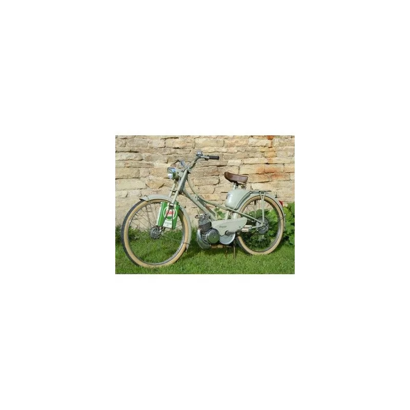 Bombe De Peinture Gris Beige (Mastic) Brillant Avec Durcisseur Pour Mobylette Motobecane Motoconfort