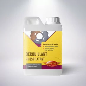 Dérouillant phosphatant Formulation puissante pour réservoir cadre etc.