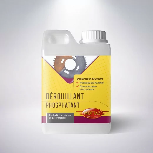 Dérouillant phosphatant Formulation puissante pour réservoir cadre etc.