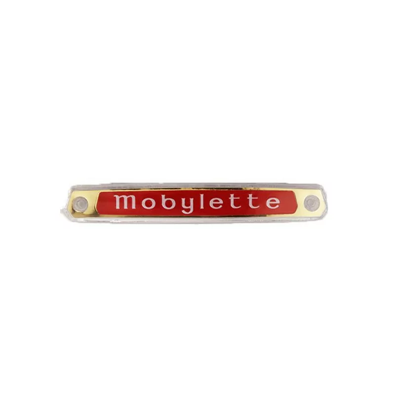 Monogramme / Logo Rouge "Mobylette" de réservoir pour les Mobylette Motobécane 50 / 92