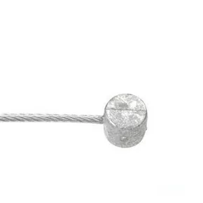 Câble de frein Avant ou Arrière pour Cyclomoteur Diamètre 2mm, Longueur 2.5m, Diamètre et Longueur de la boules 8 x 8 mm