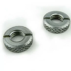 Paire D'écrous De Serrage Supérieurs Pour Ressorts Et Bas De Fourche, Mobylette Motobecane Motoconfort