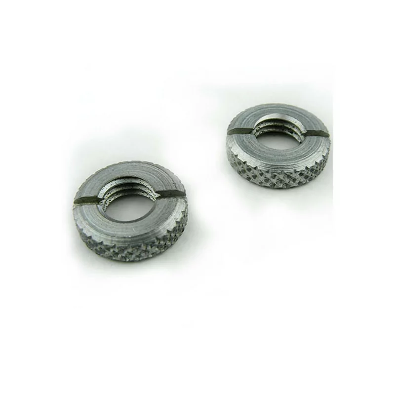 Paire D'écrous De Serrage Supérieurs Pour Ressorts Et Bas De Fourche, Mobylette Motobecane Motoconfort
