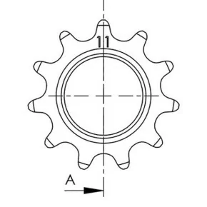 Pignon de Poulie des Mobylettes Motoconfort Motobécane Av88, AV68 AV78 AV79 AV44 AV48 AV42 MBK 51