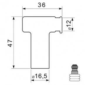 Antiparasite NGK LB05EMH Moteur AV7 Motobecane AV88 AV68 AV48 MBK 51 Club Swing Magnum Peugeot 103 Vogue 103 SP 103 MVL,