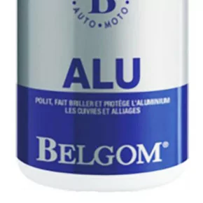 Belgom Alu polit, fait briller, nettoie protège l'aluminium, l'acier, l'inox cuivre des Mobylette Motobecane MBK Peugeot Solex