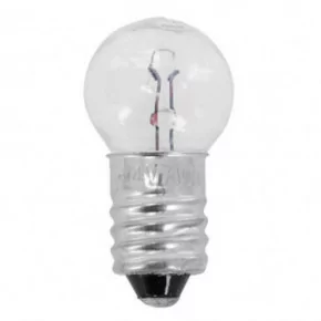 Ampoule E10 de phare arrière blanche 12V 5W a visser