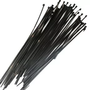 100 Colliers de Serrage en Plastique Noir Longueur 290mm