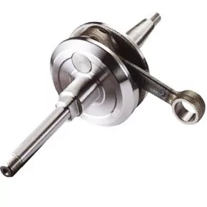 Embiellage (vilebrequin) Renforcé Poli, Bielle Cage Argent pour Peugeot 103 SP MVL 104 GT10... Pour Allumage Rupteur
