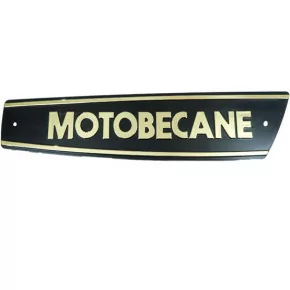 Monogramme / Logo Noir Or "Motobécane" de réservoir pour les Mobylette Motobécane AV88 AV89 881 AV85